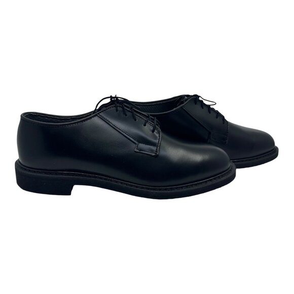 Bates Lites Black Leather Oxford Men 8.5D Black Military E00932 Dress NIB - Picture 13 of 16